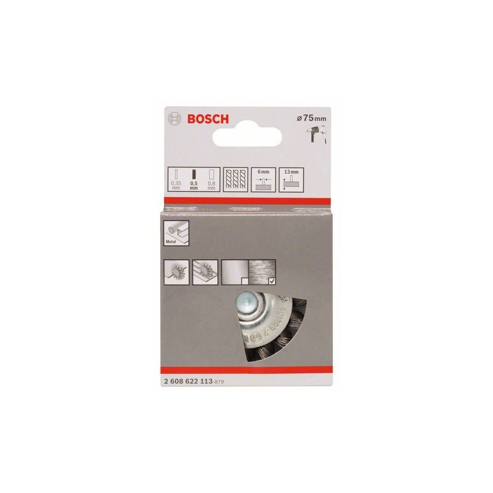 Bosch PRO Metal heavy Scheibenbürste, gerader Schaft, 75 x 0,5 mm #2608622113