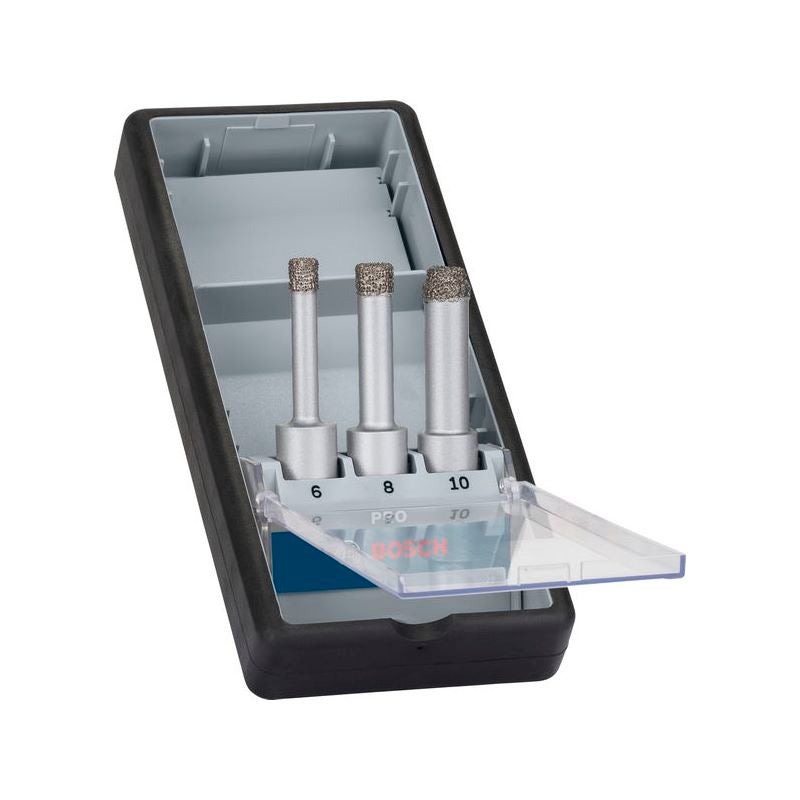 Bosch PRO Ceramic dry Bohrer-Set, 6 x 33, 8 x 33, 10 x 33 mm, 3-tlg. #2608587145