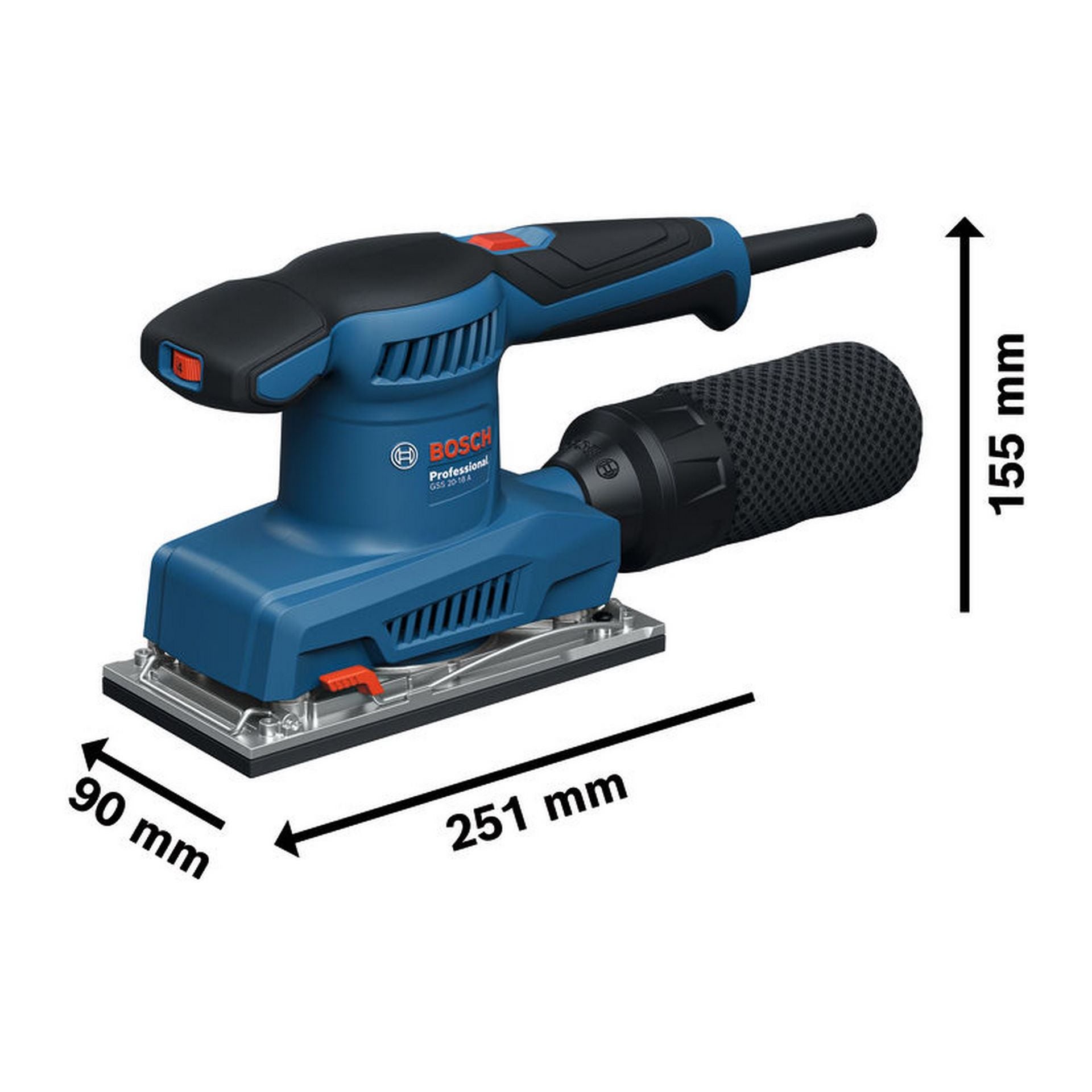 Bosch Schwingschleifer GSS 20-18 A #0601070101