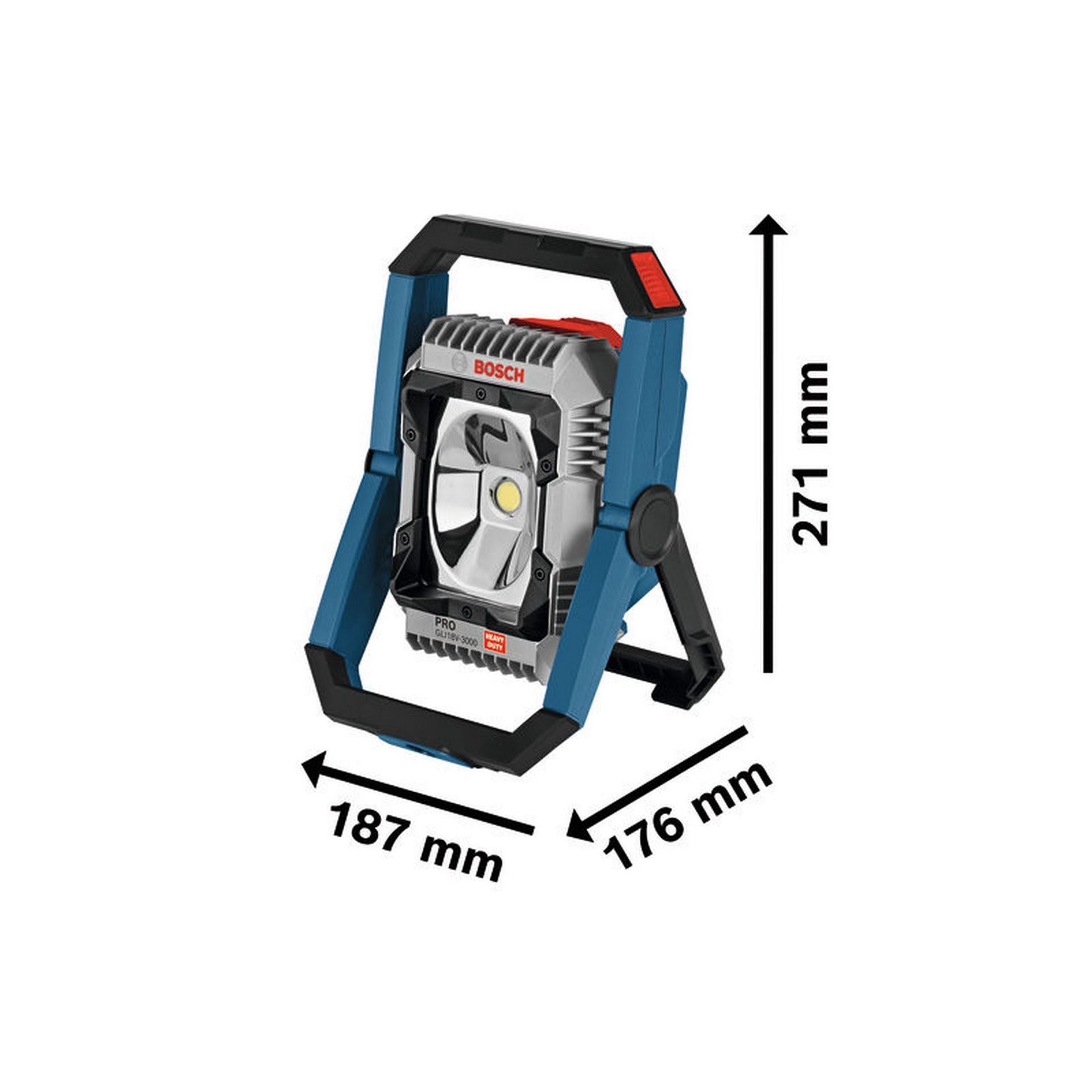Bosch Akku-Bauleuchte GLI18V-3000 #06014A8100