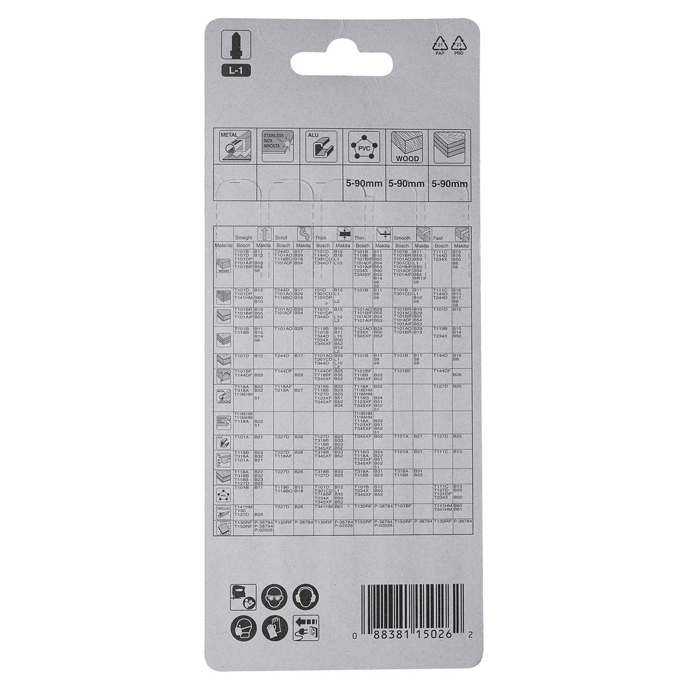 Makita Stichsägeblatt für Holz Sauberer Schnitt #A-86290