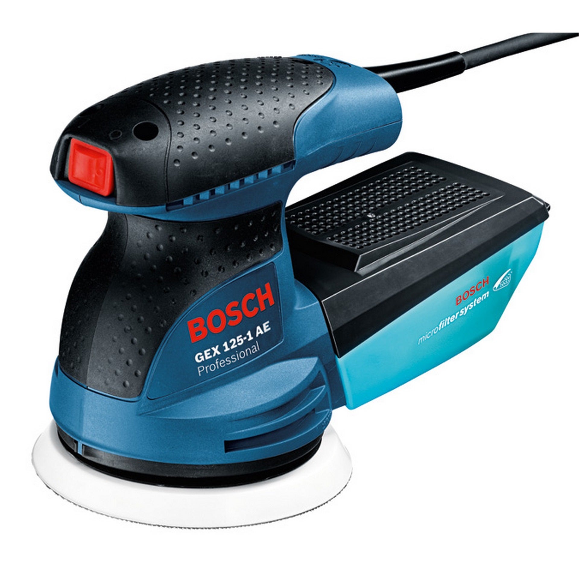 Bosch Exzenterschleifer GEX 125-1 AE, mit 3 x Schleifblatt C470, im Handwerkerkoffer #0601387504