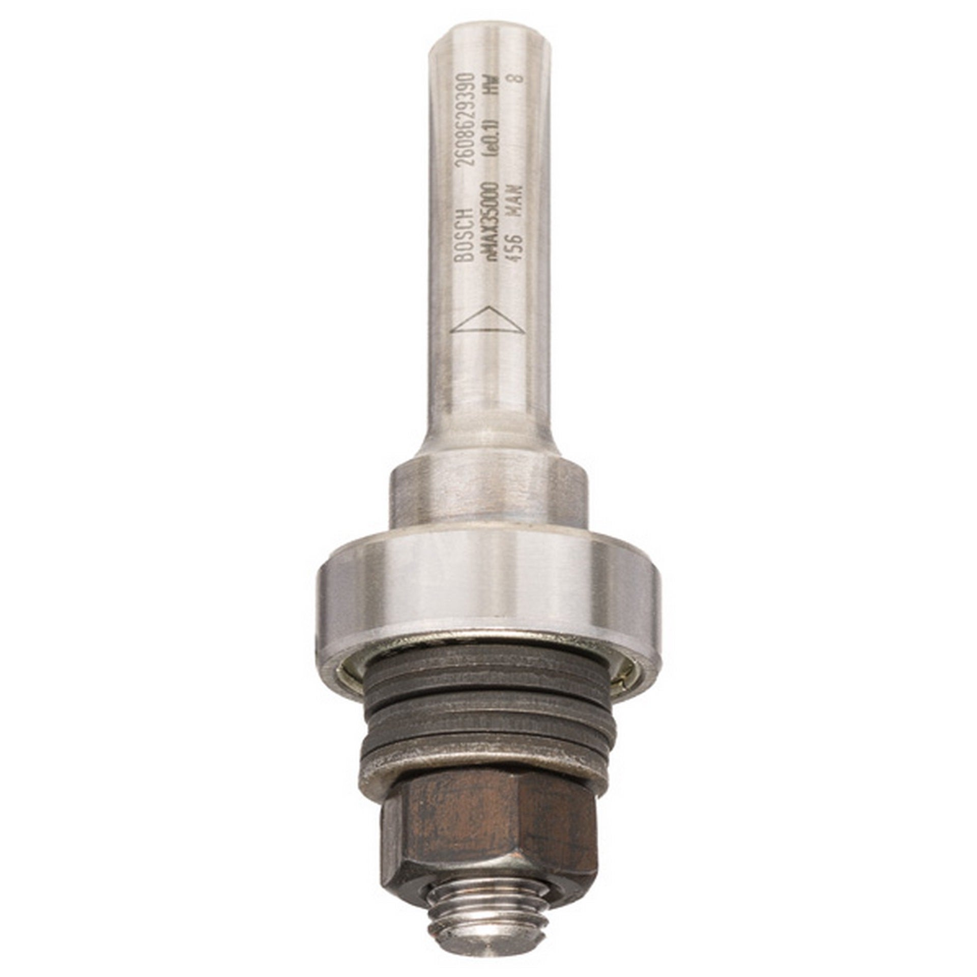 Bosch Schaft für Scheibenfräse mit Führungskugellager, S 8 mm, D 22 mm, G 60,3 mm #2608629390