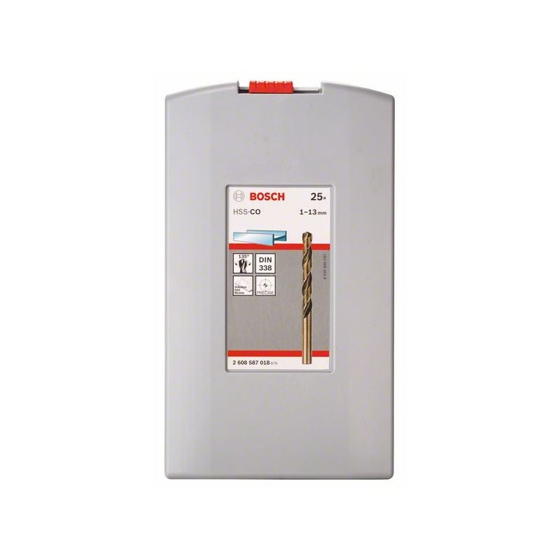 Bosch PRO Stainless Steel HSS-Co Spiralbohrer-Set, 25-tlg. #2608587018