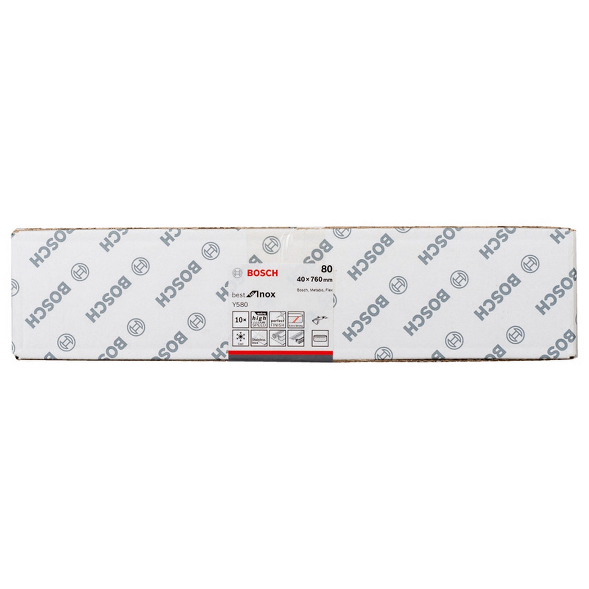 Bosch PRO Y580 Schleifband, 40 x 760 mm, 80, 10-tlg. #2608608Z43