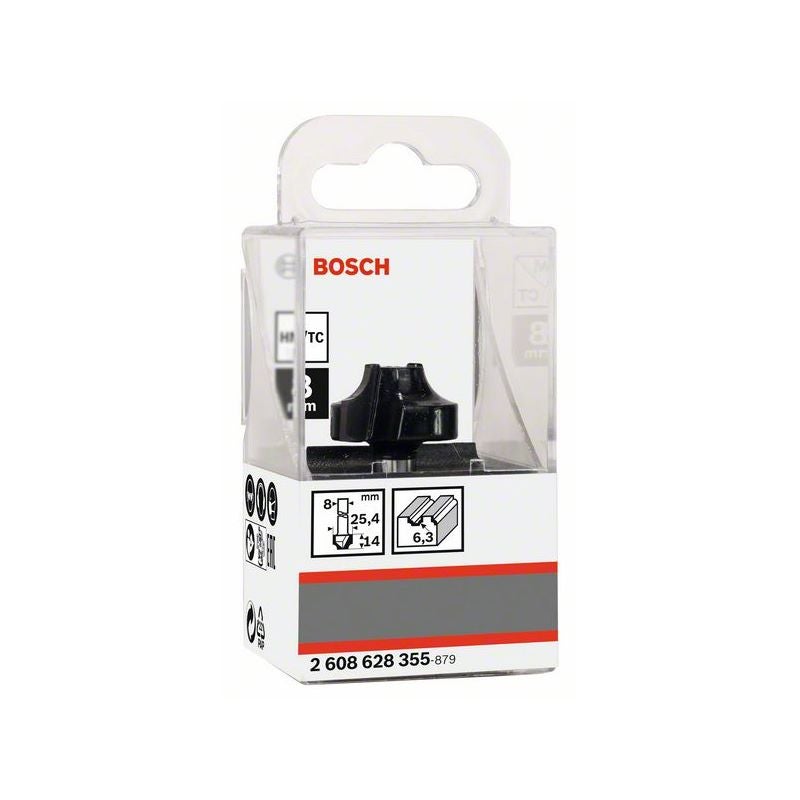 Bosch PRO Abrundfräser, R 6,3 mm, S 8 mm #2608628355