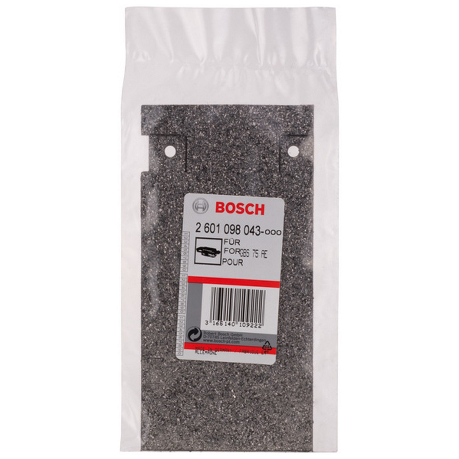Bosch Feinschleifplatte für Bandschleifer, für GBS 75 AE/AE Set #2601098043