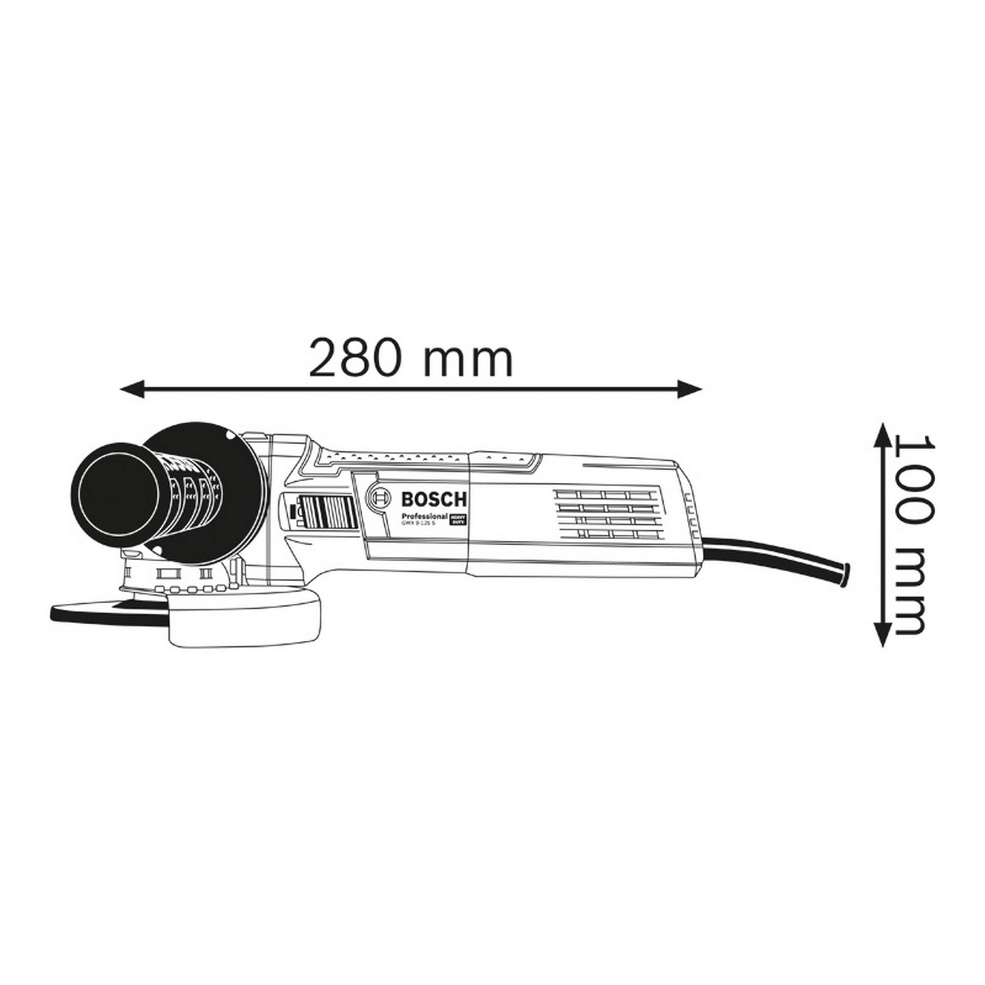 Bosch Winkelschleifer mit X-LOCK GWX 9-125 S #06017B2000
