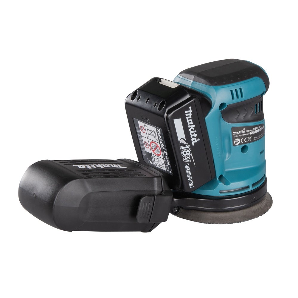 Makita Akku-Exzenterschleifer LXT DBO180RTJ
