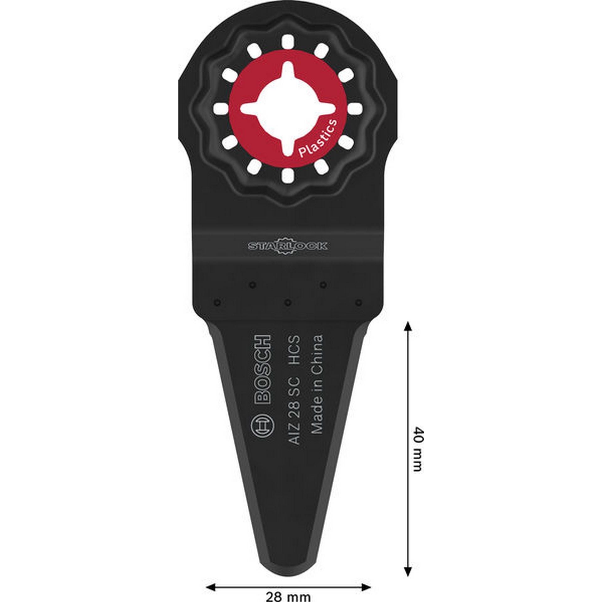 Bosch AIZ 28 SC Kunststoff Schneider, Starlock, 28 x 40 mm, TU25 #2608669275