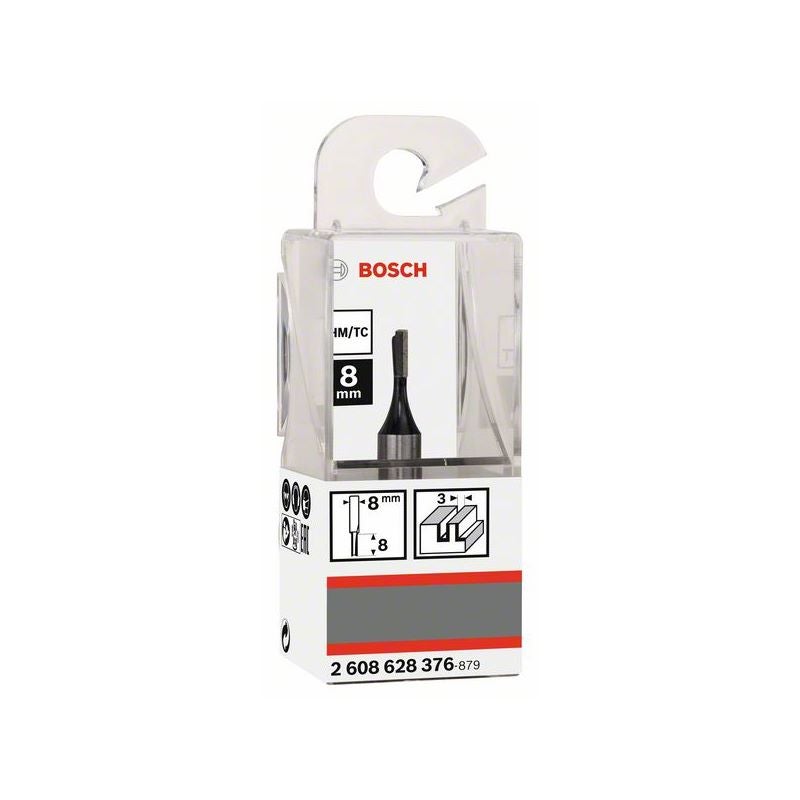 Bosch PRO Nutfräser, einschneidig, D 3 mm, L 8 mm, S 8 mm #2608628376