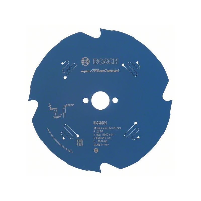 Bosch EXPERT Fibre Cement Kreissägeblatt, 160x2,2/1,6x20 mm, Z4 #2608644121