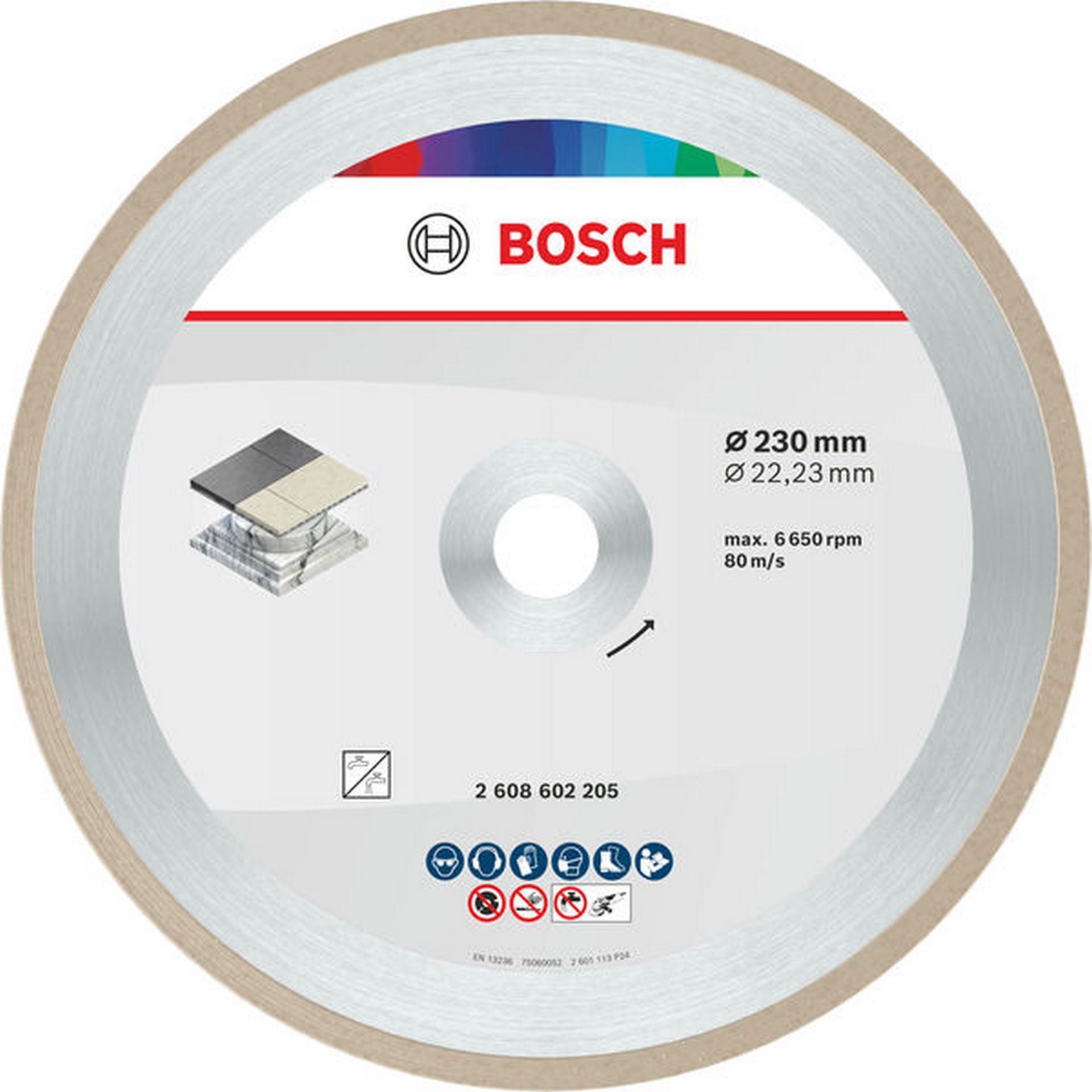 Bosch Ceramic Trennscheibe, 230 x 7 mm, Bohrung 22,23 mm #2608602205