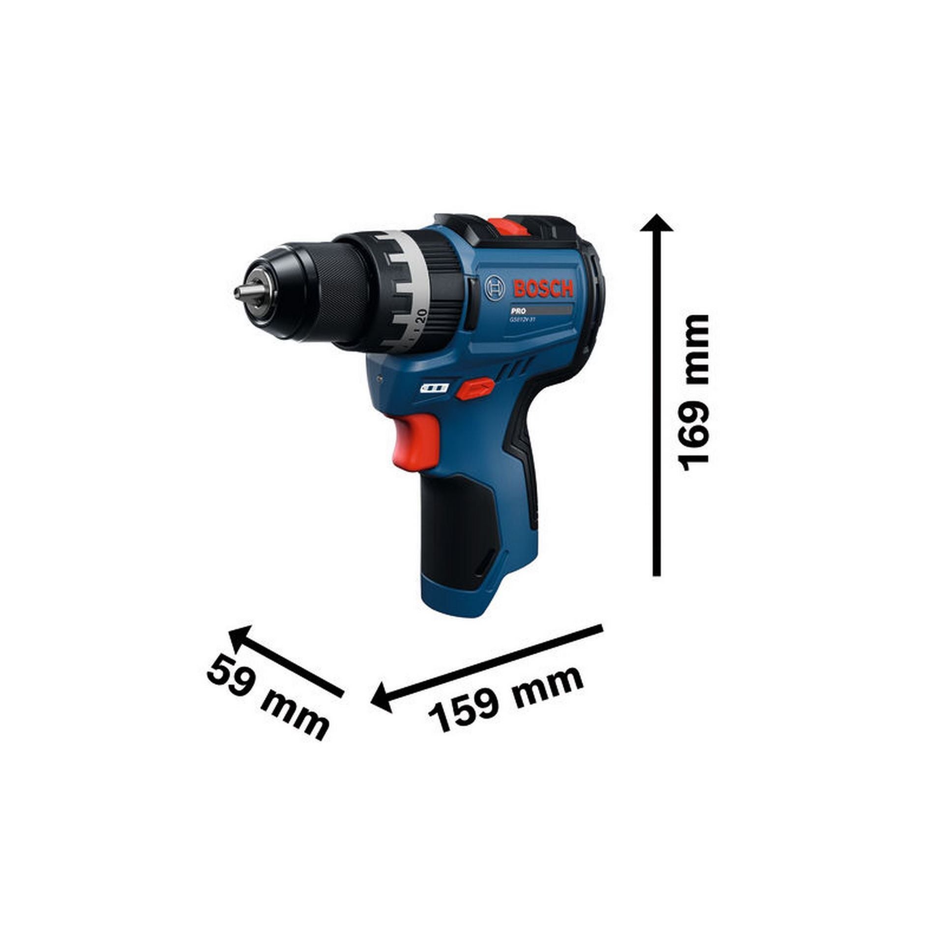Bosch Akku-Schlagbohrschrauber GSB12V-31 #06019S6100