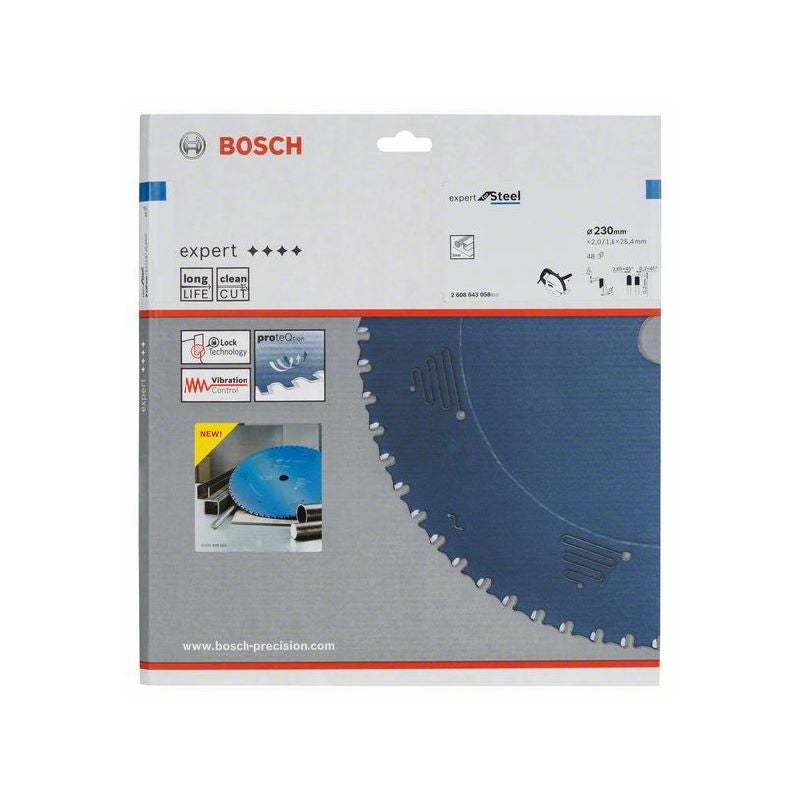 Bosch EXPERT Steel Kreissägeblatt, 230x2/1,6x25,4 mm, Z48 #2608643058