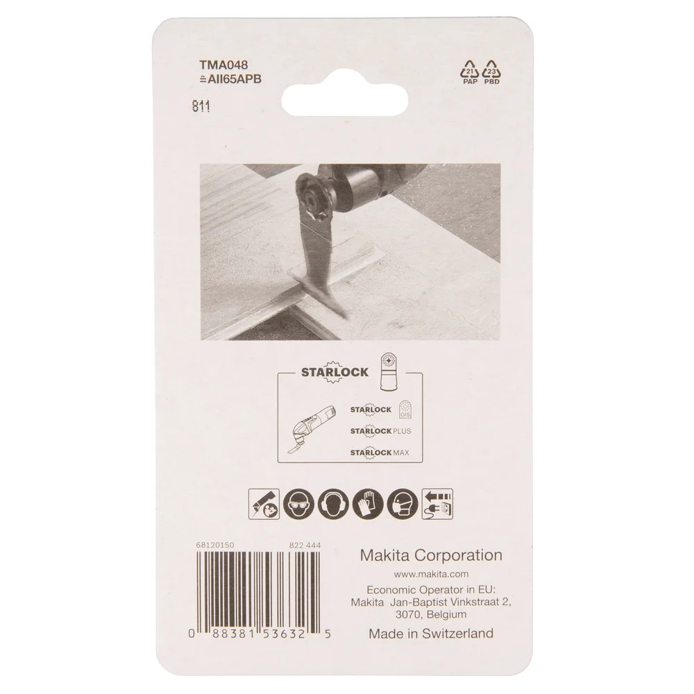 Makita Eintauchsägeblatt BiM, 65 mm, TMA048 #B-64820