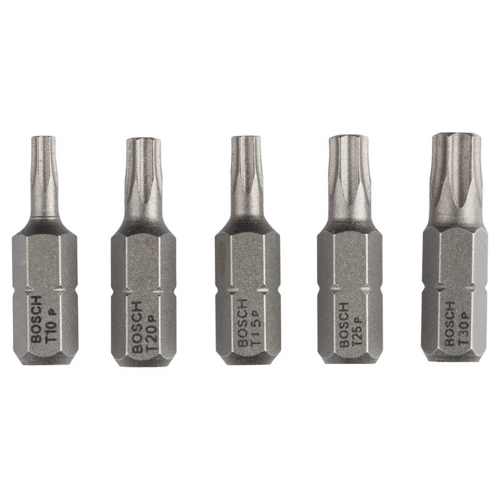 Bosch Schrauberbit-Set, Extra Hard, 5-tlg., T 10/15/20/25/30/25 mm #2607001768