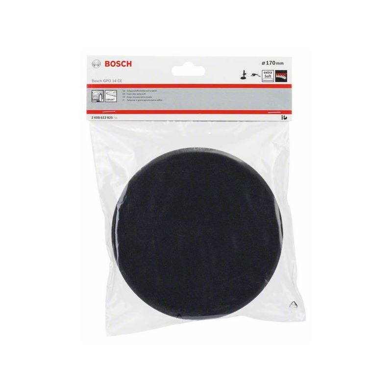 Bosch Schaumstoffscheibe extraweich (schwarz), Ø 170 mm #2608612025