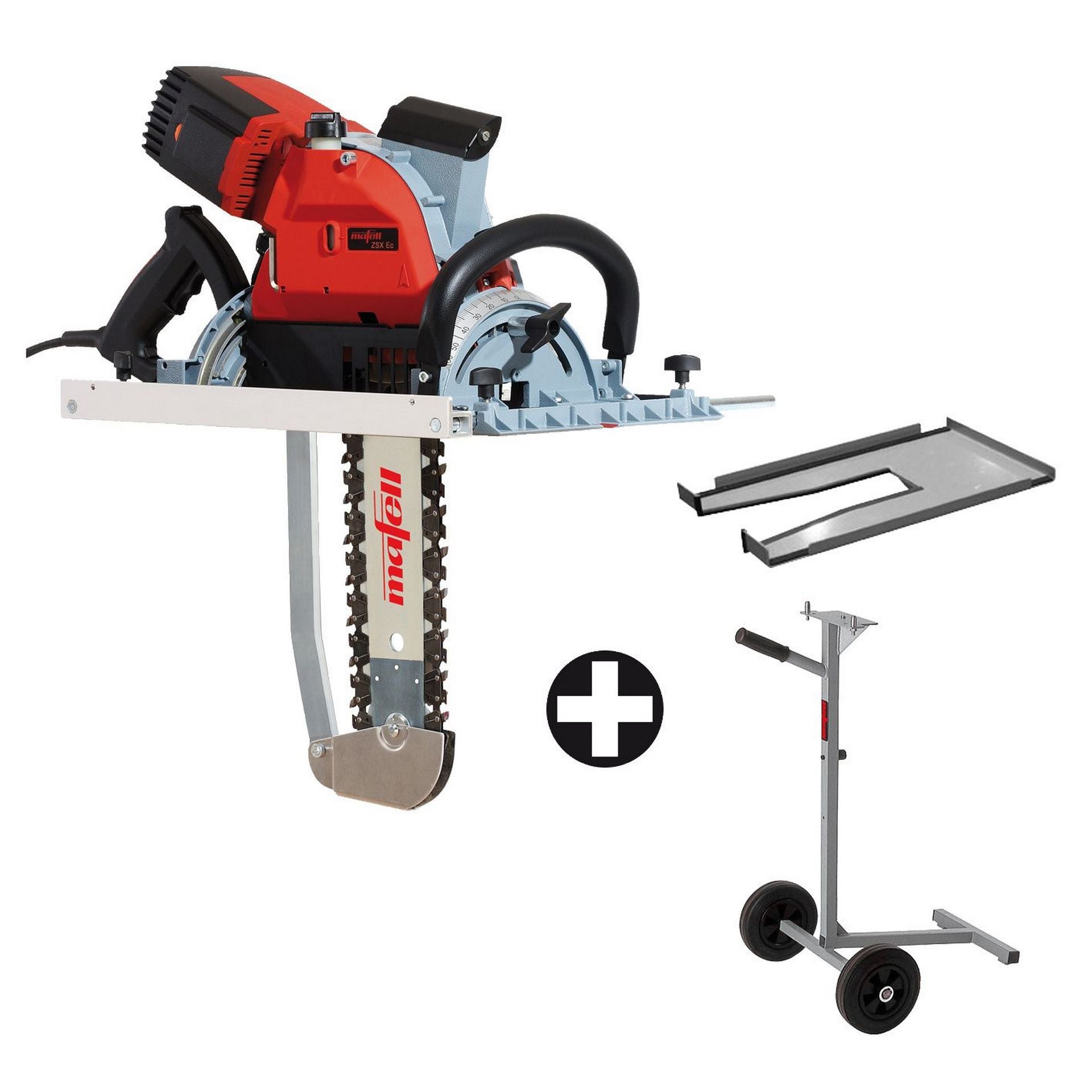 Mafell Zimmerei-Kettensäge ZSX Ec / 400 HM + Transportwagen #DEAL355