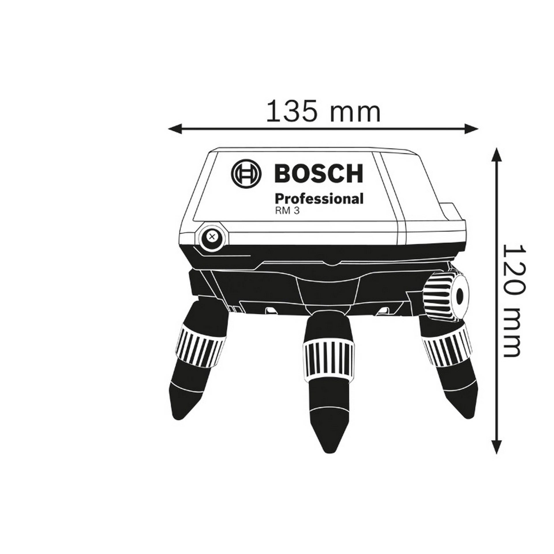 Bosch Drehhalterung RM 3 Professional #0601092800
