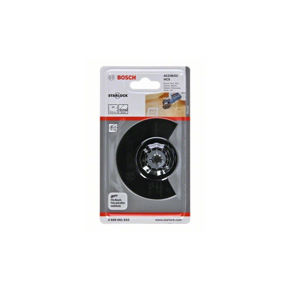 Bosch HCS Segmentsägeblatt ACZ 85 EC Wood, 85 mm, 1er-Pack #2608661643