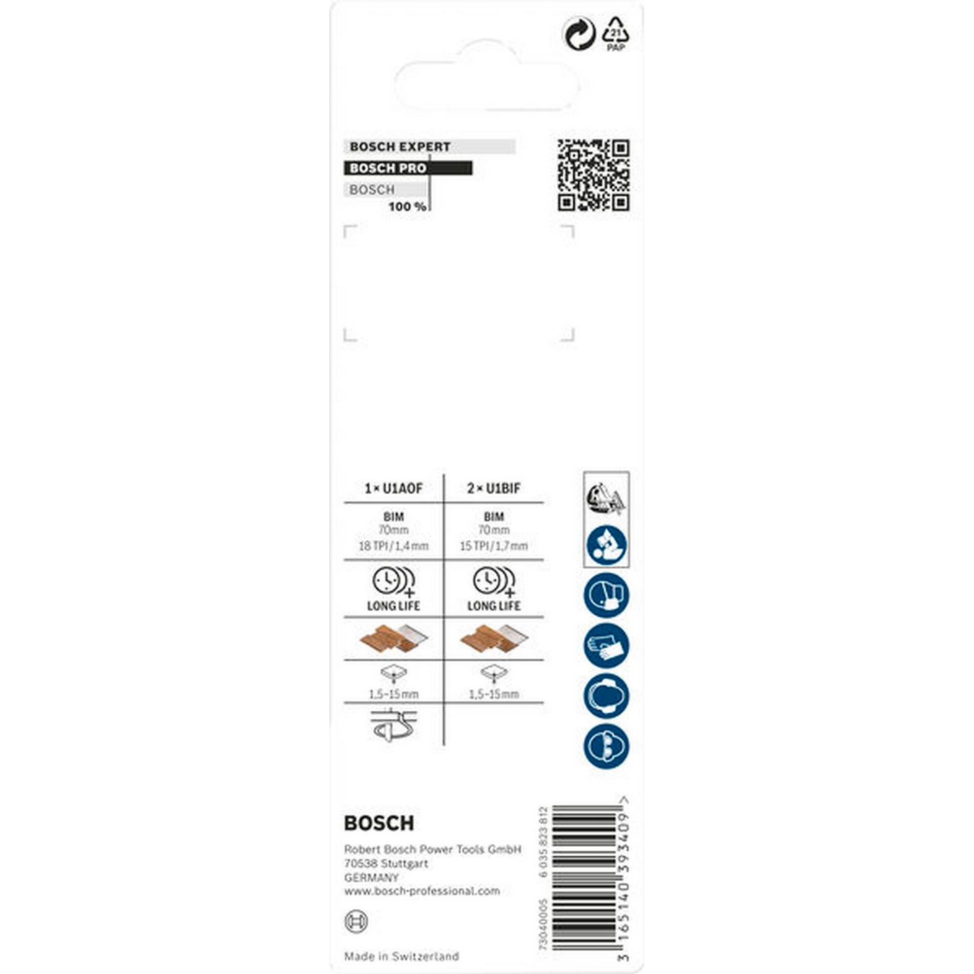 Bosch PRO Laminate Set, U-Schaft, 3-tlg. #2608636430