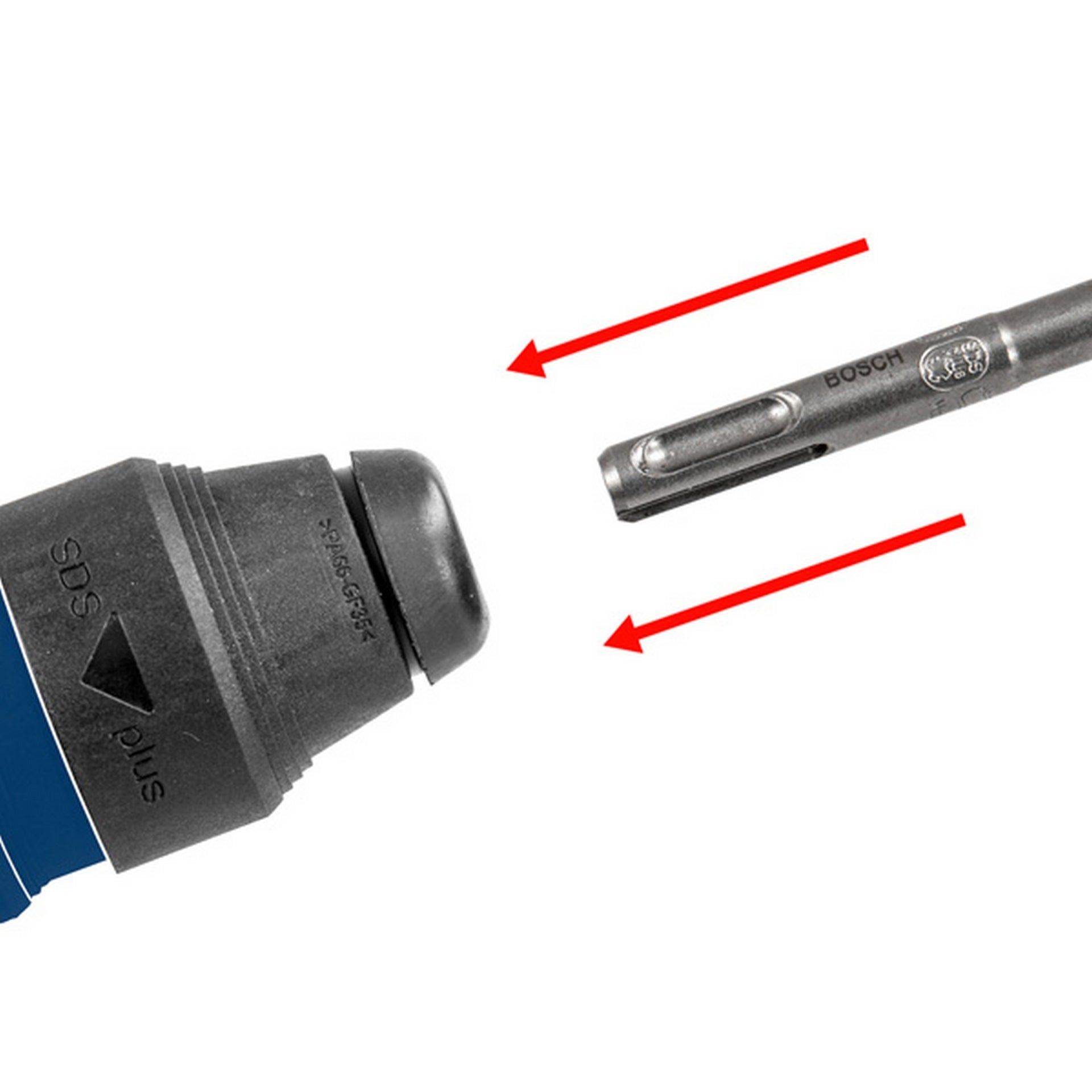 Bosch Universalhalter, mit SDS plus-Aufnahmeschaft, 1/4-Zoll, 79 mm, 14 mm #2607000207