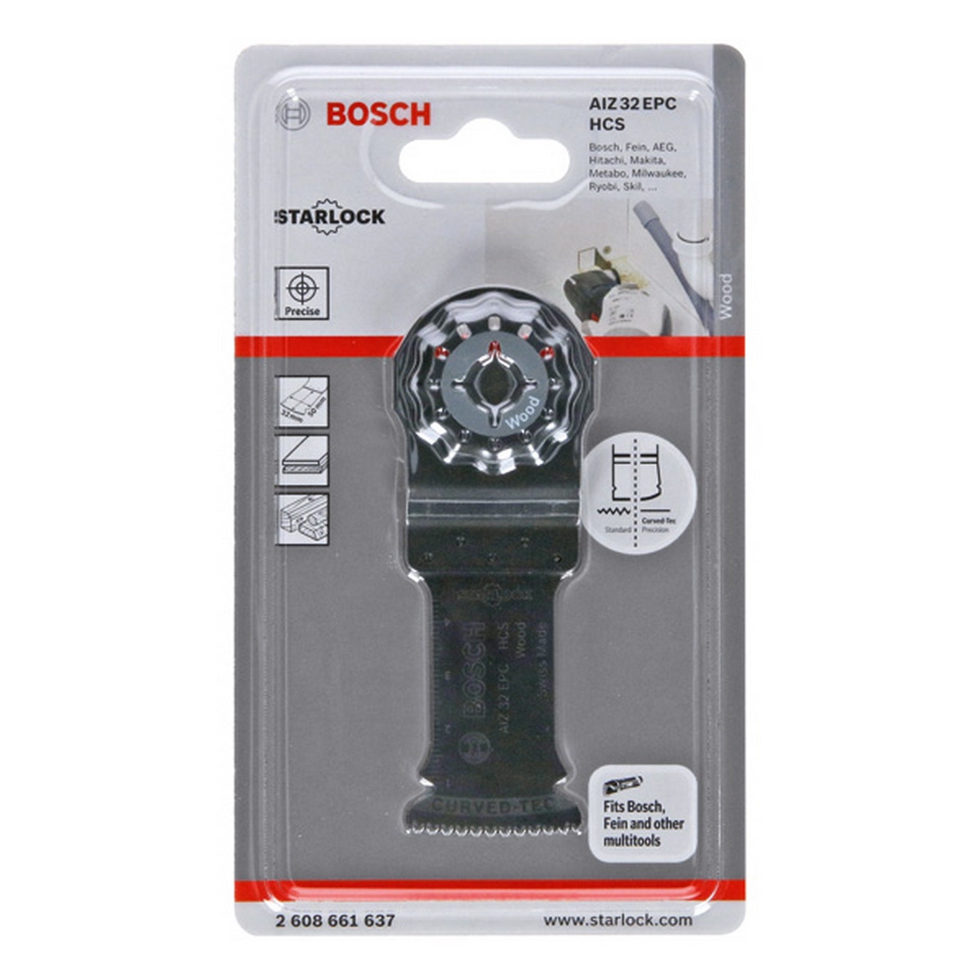 Bosch HCS Tauchsägeblatt AIZ 32 EPC Wood, 50 x 32 mm, 1er-Pack #2608661637