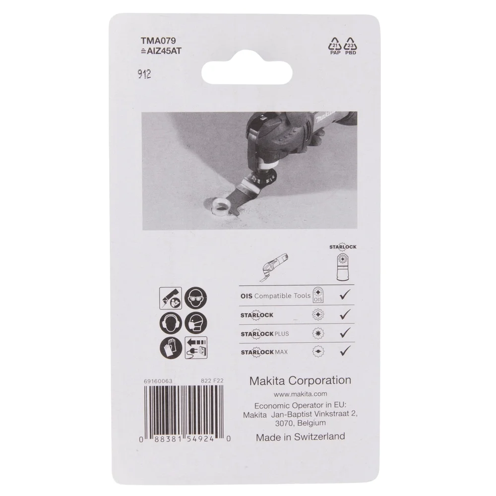 Makita Eintauchsägeblatt HCS, 45 mm, TMA079 #B-69755