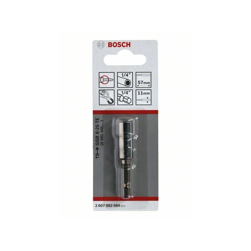 Bosch Universalhalter, 1/4-Zoll, 57 mm, 11 mm, (in Verbindung mit Tiefenanschlag T9) #2607002584