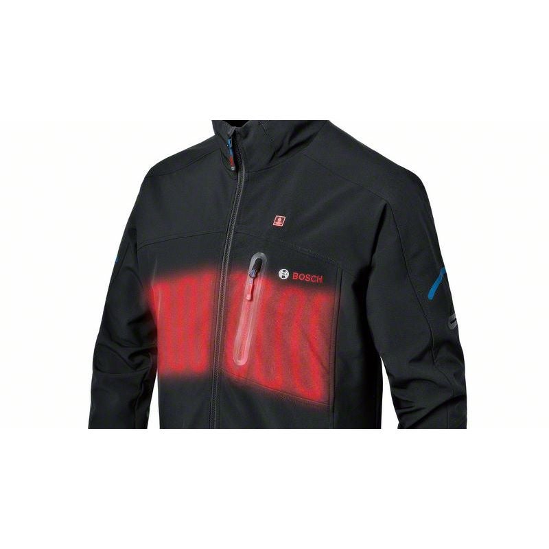 Bosch Beheizbare Jacke GHJ 12+18V XA L, 1 x Akku GBA 12V 2.0Ah, Ladegerät #06188000FZ