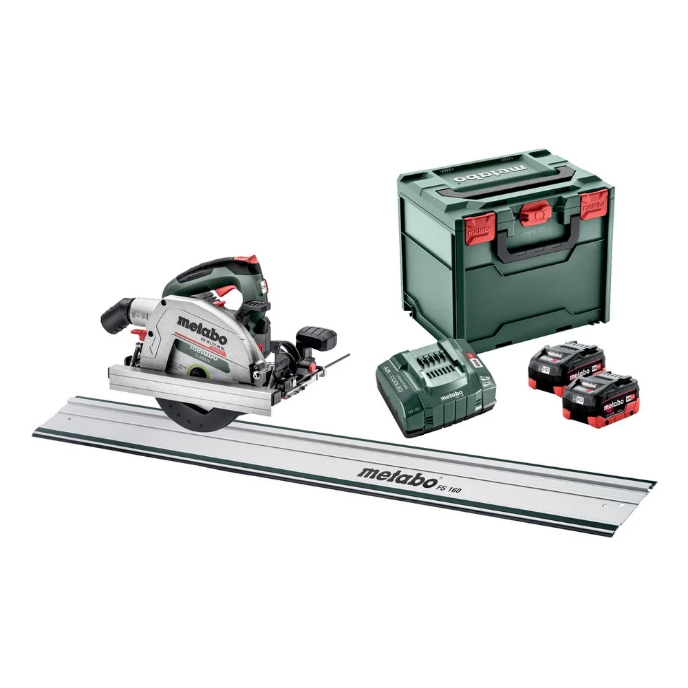 Metabo Set Akku-Handkreissäge KS 18 LTX 66 BL #691194810 mit Führungsschiene FS 160