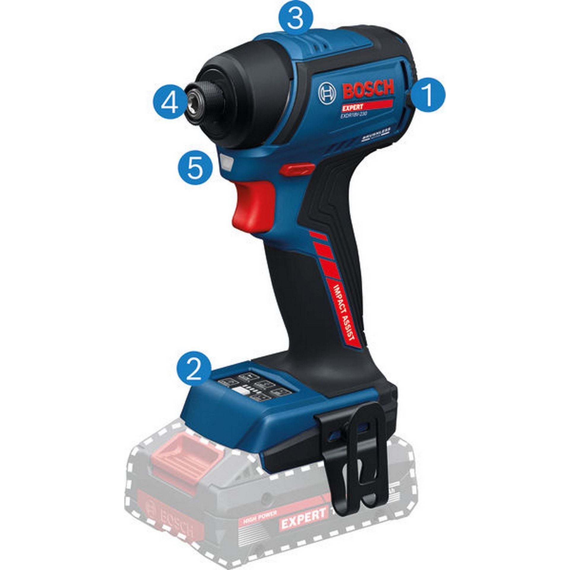Bosch Akku-Drehschlagschrauber EXDR18V-230 #06019L6400