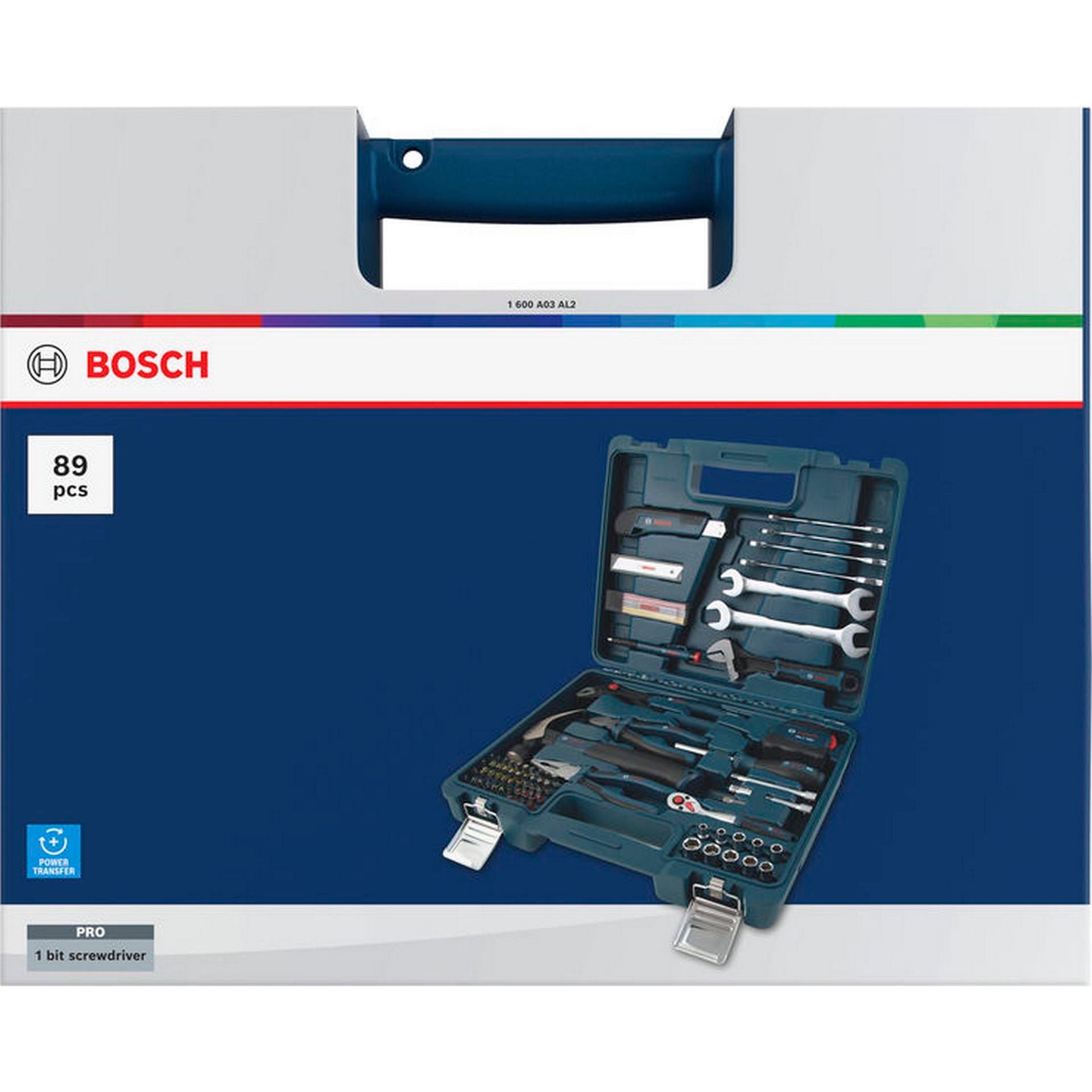 Bosch Gemischtes Handwerkzeug-Set, 89-tlg. #1600A03AL2