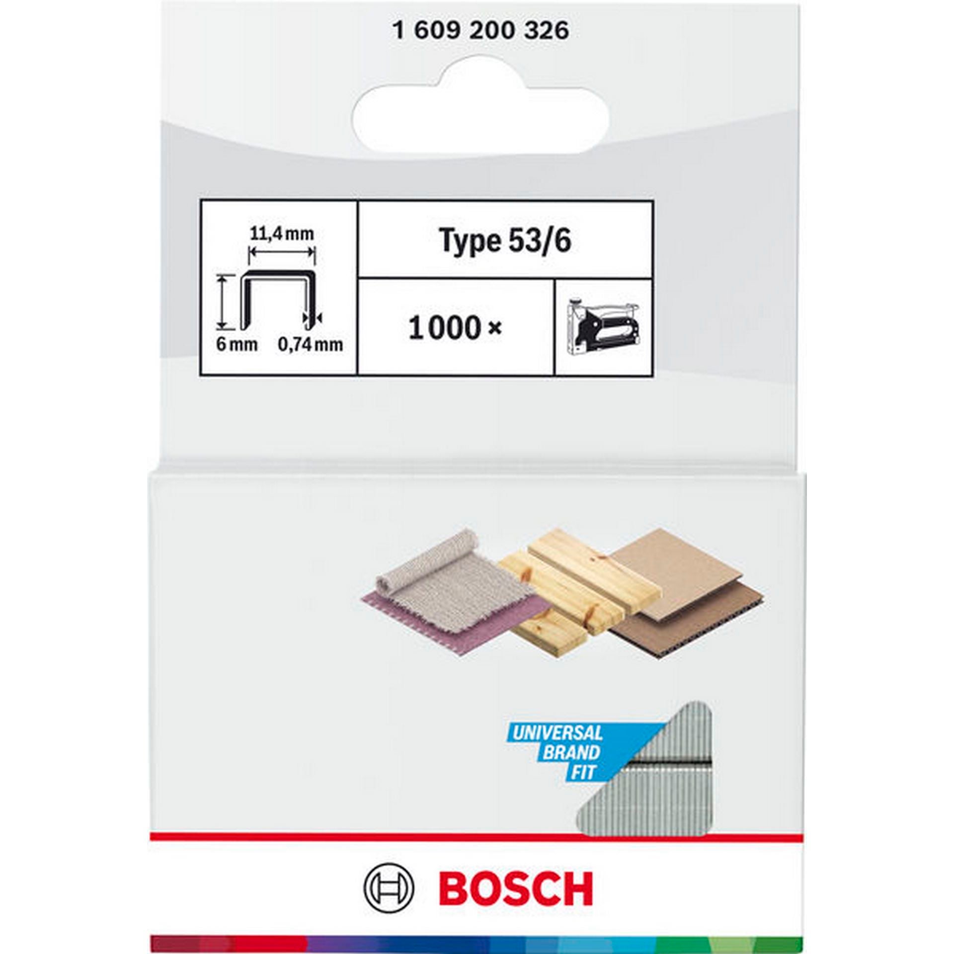 Bosch Feindrahtklammern, Typ 53/6 #1609200326