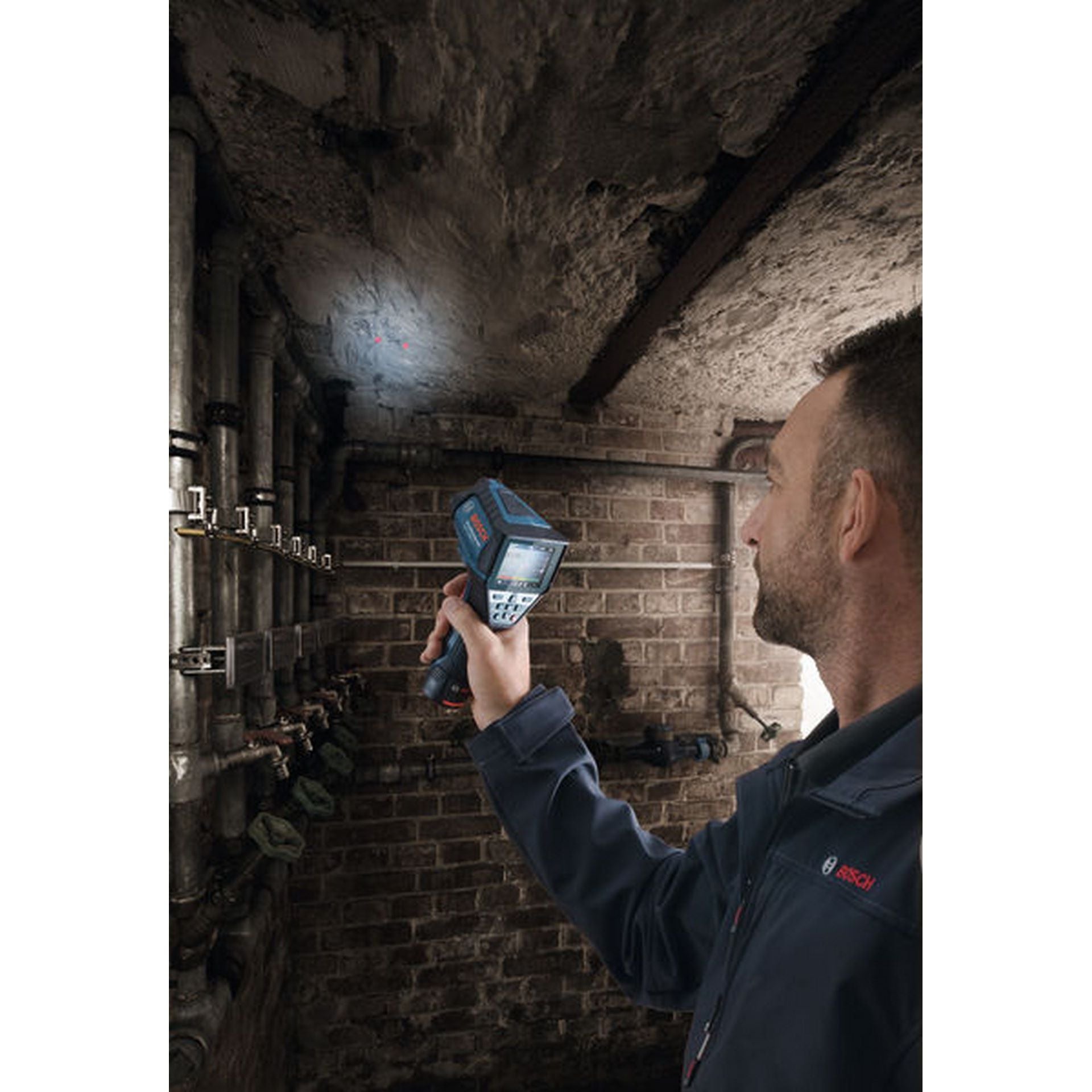 Bosch Thermodetektor GIS 1000 C, mit Akku-Adapter #0601083300