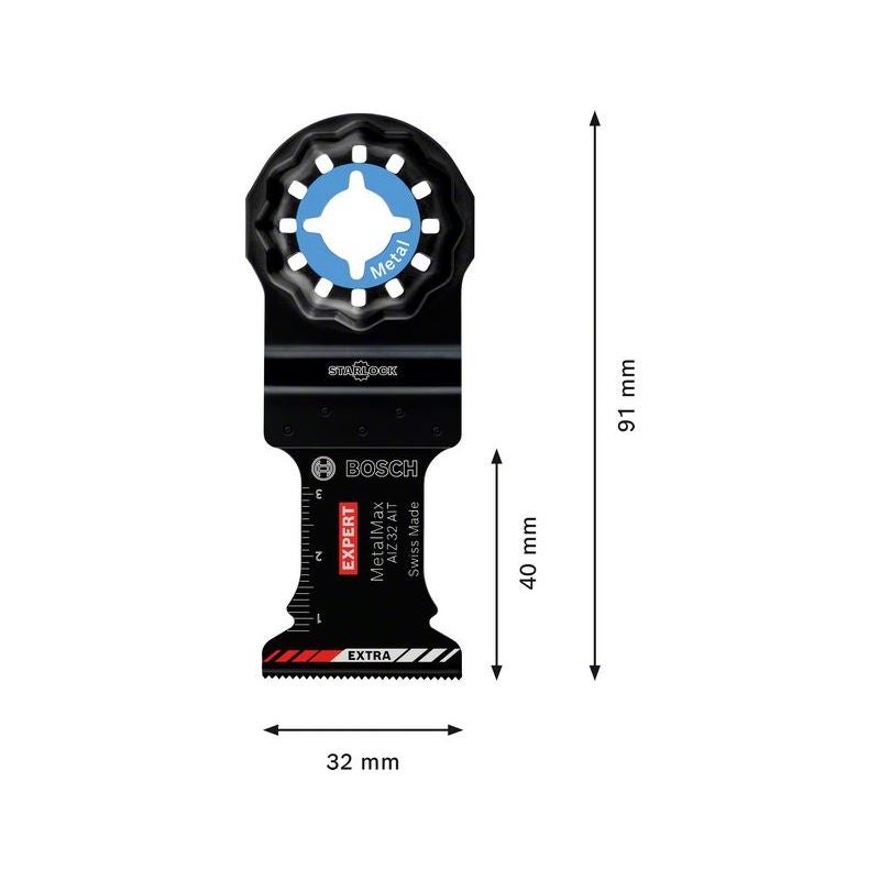 Bosch EXPERT MetalMax AIZ 32 AIT Tauchsägeblatt, 40x32 mm, 10-tlg. #2608900016