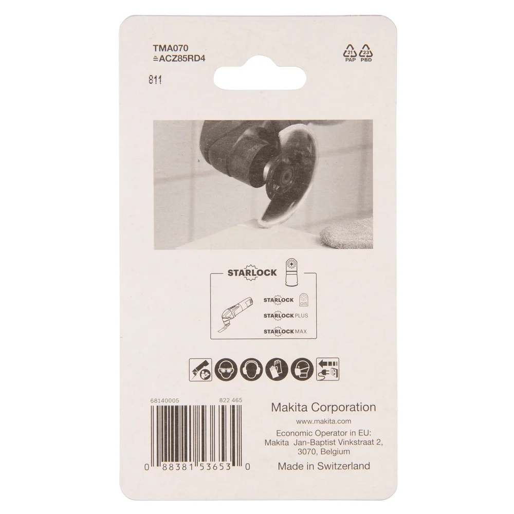 Makita Eintauch und Segmentsägeblatt DIA, 85 mm, TMA070 #B-65034