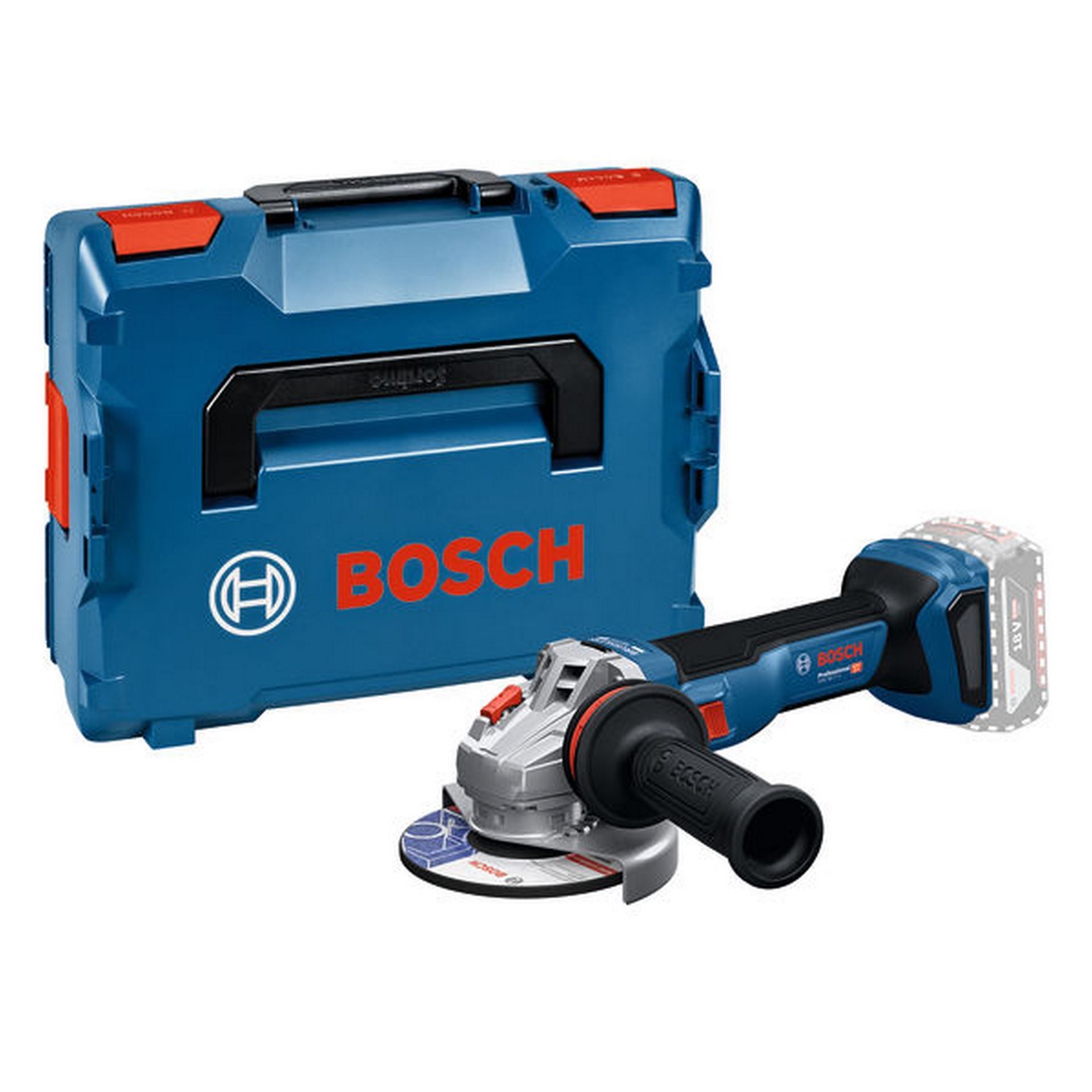 Bosch Akku-Winkelschleifer GWS 18V-11 S, L-BOXX 136 #06019N4001
