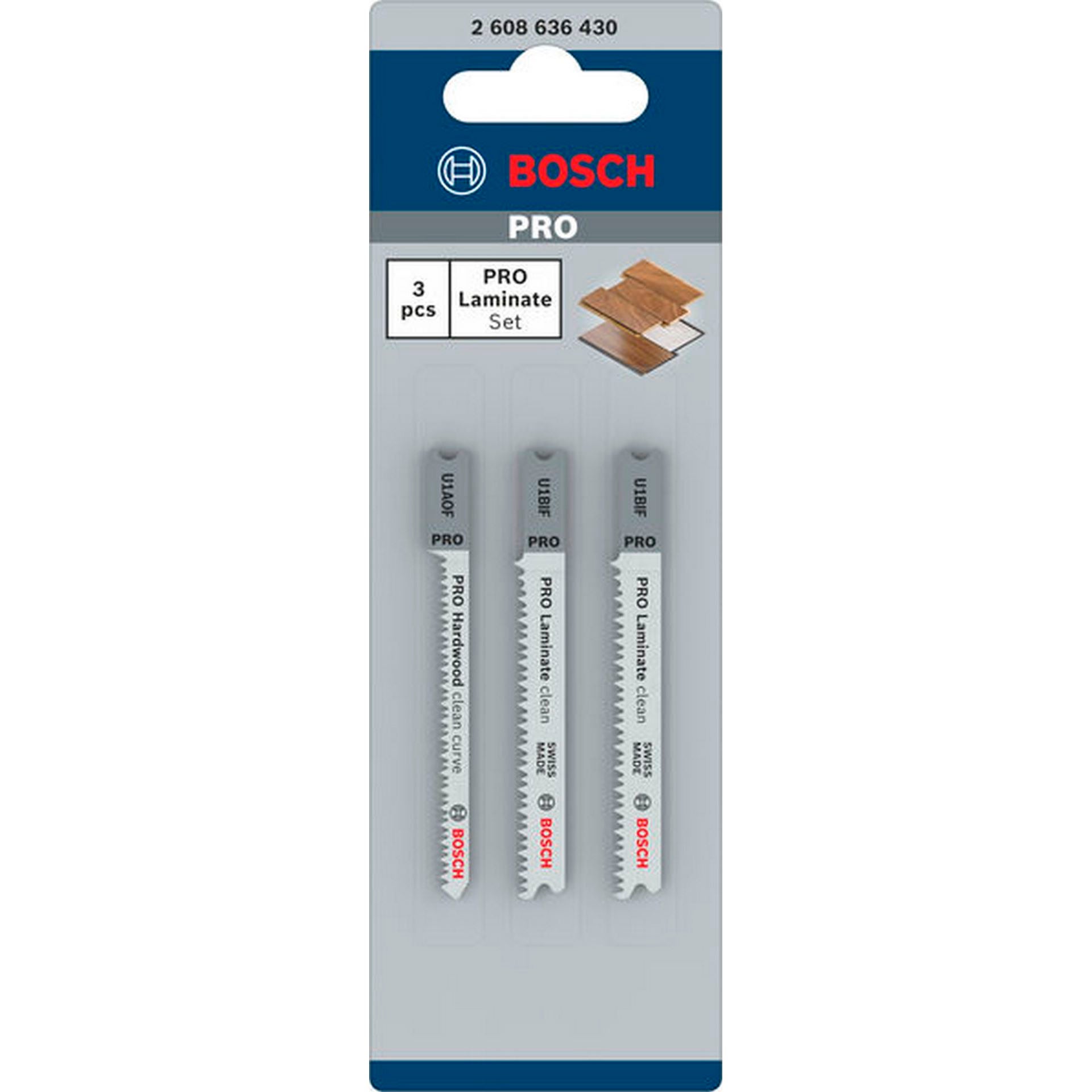 Bosch PRO Laminate Set, U-Schaft, 3-tlg. #2608636430