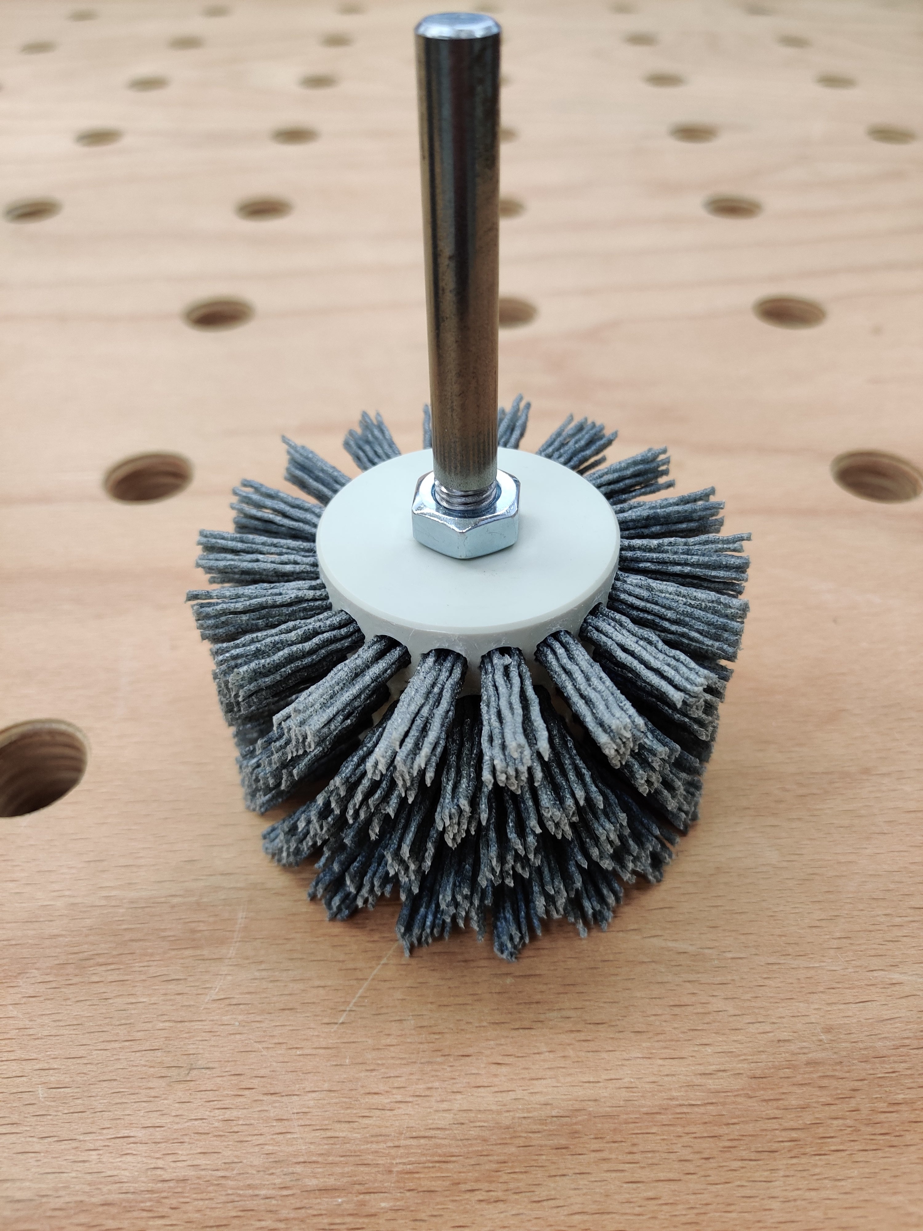 Strukturbürste D90x50mm K80 mit Schaft für Bohrmaschine