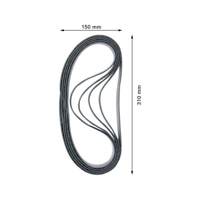 Bosch EXPERT N470 Schleifband, 40x760mm, fein, 10-tlg. #2608901256