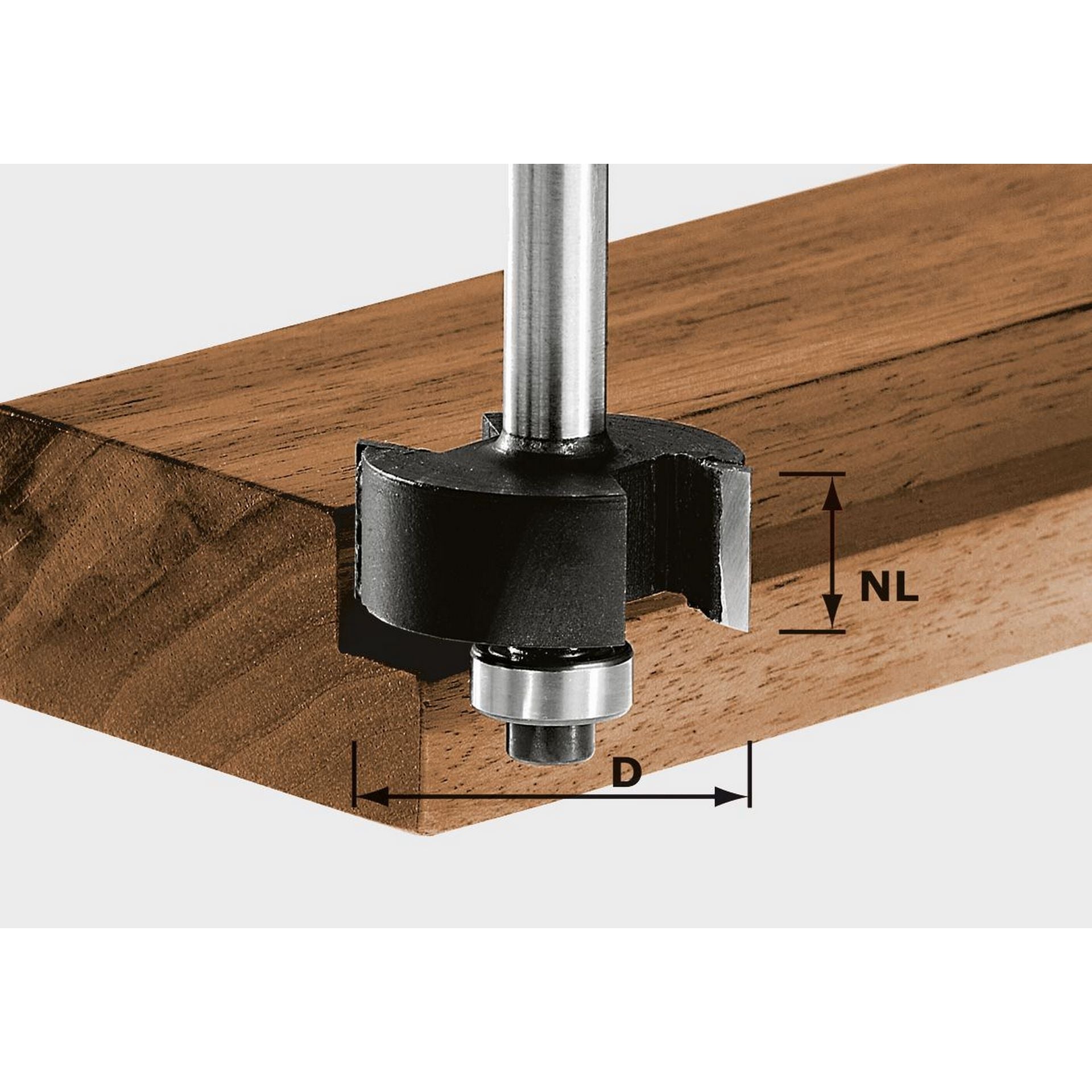Festool Falzfräser HW S8 D31,7/NL 12,7 #491022