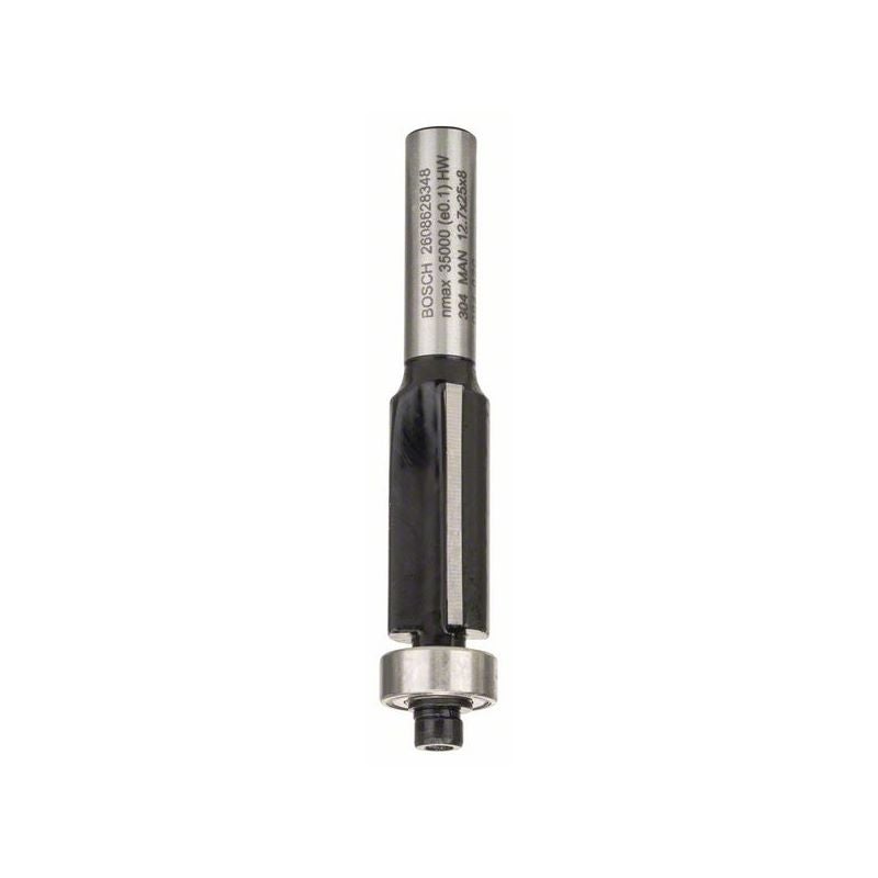 Bosch PRO Bündigfräser mit unterem Kugellager, D 12,7 mm,  L 25,4 mm, S 8 mm #2608628348