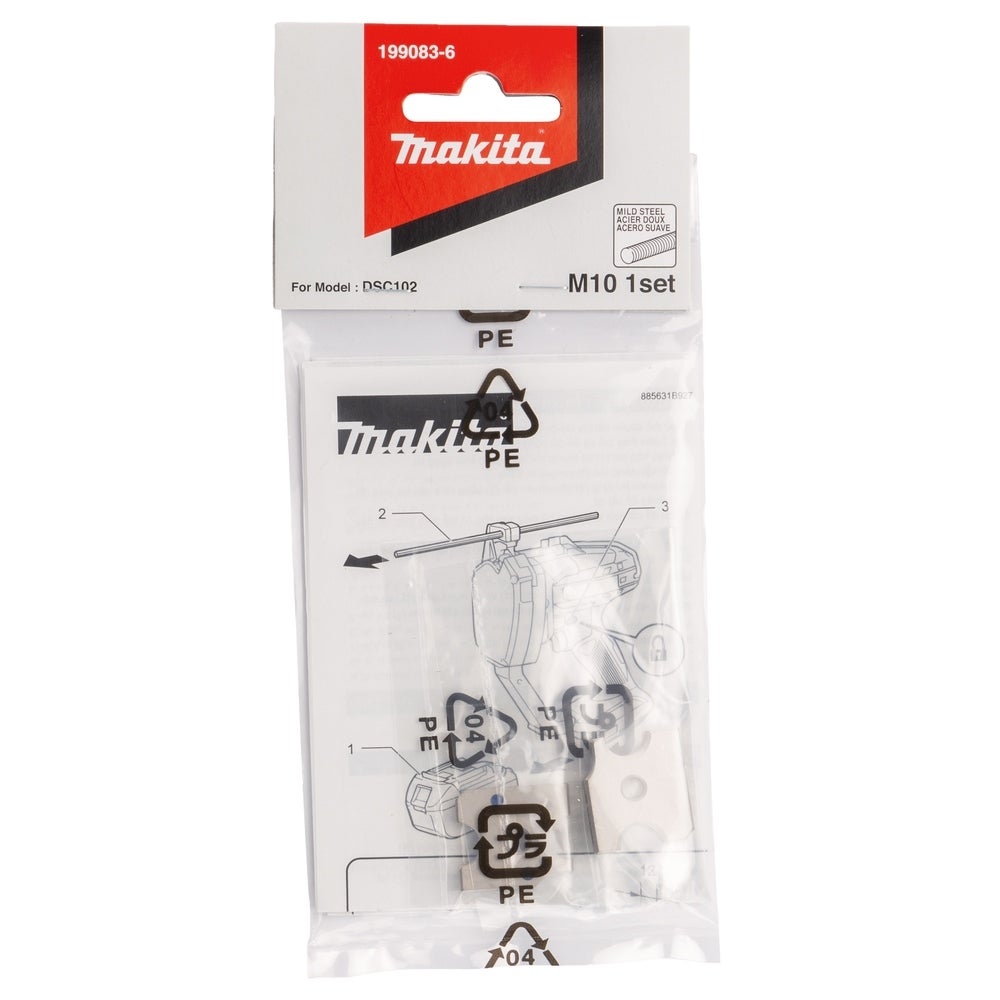 Makita Schneidbackenset DSC102/SC103D, M10, 2 Stk. #199083-6