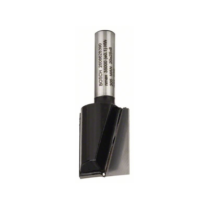 Bosch PRO Nutfräser, zweischneidig, D 20 mm, L 24,6 mm, S 8 mm #2608628390