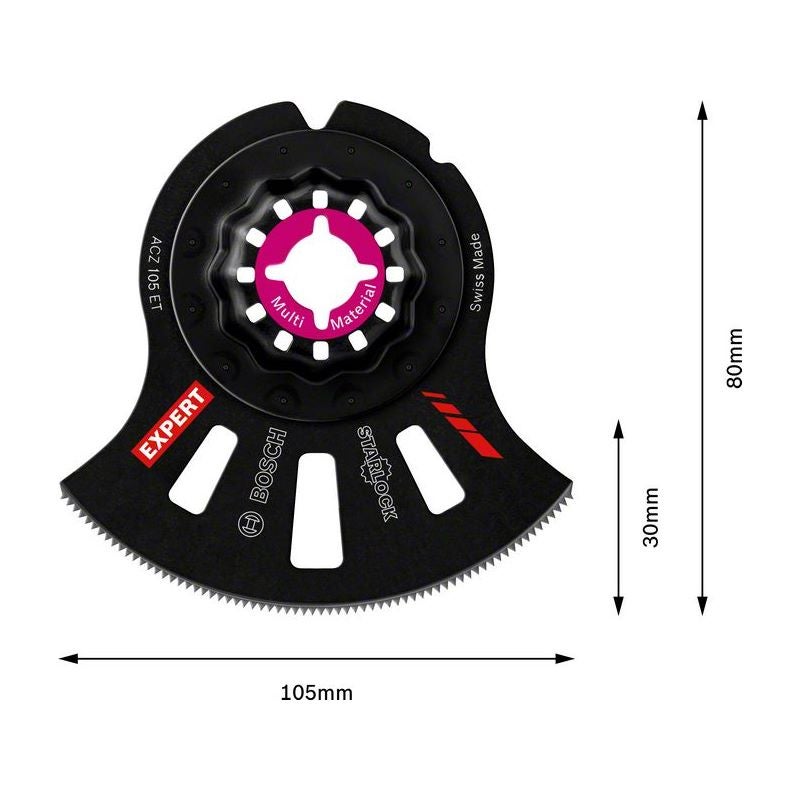 Bosch EXPERT ACZ 105 ET Multi Material Segmentsägeblatt, 5-tlg. #2608664207