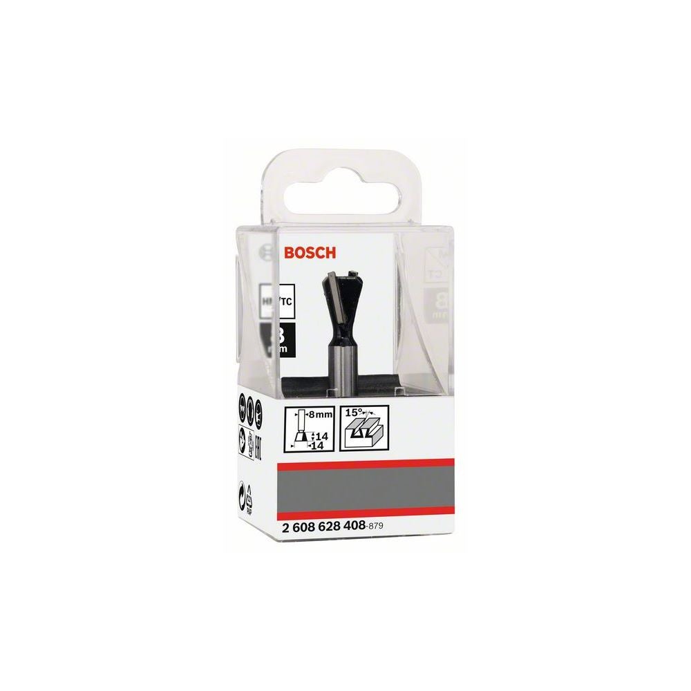 Bosch PRO Zinkenfräser, W 15°, S 8 mm #2608628408