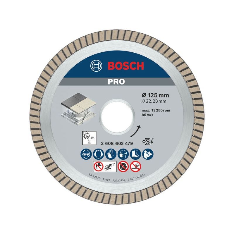 Bosch PRO Ceramic Diamanttrennscheibe, 125 x 22,23 mm #2608602479