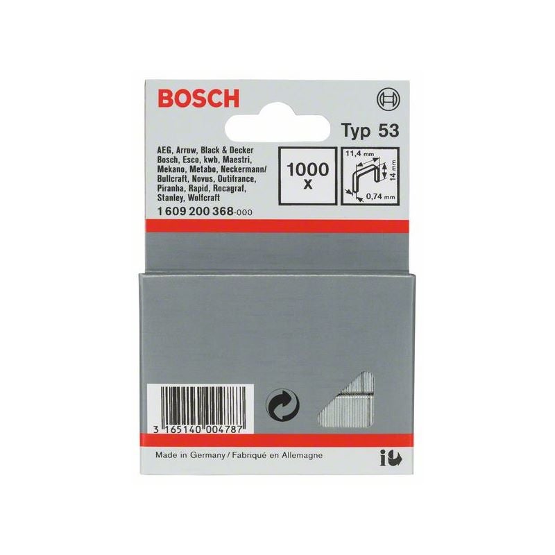 Bosch Feindrahtklammern, Typ 53/14 #1609200368